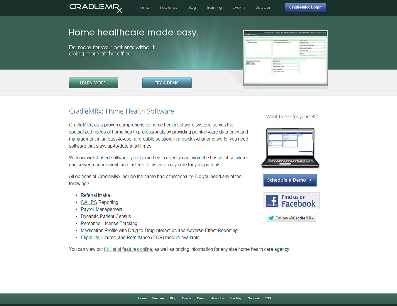 CradleMRx Product Portal