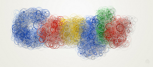 Google logo rendered in circles